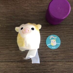 Squishmallows micromallow Bodie the Cow plush figure